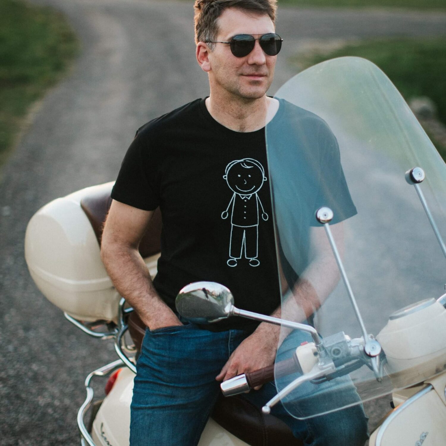 Unikalūs marškinėliai su jūsų tėčio paveikslėliu