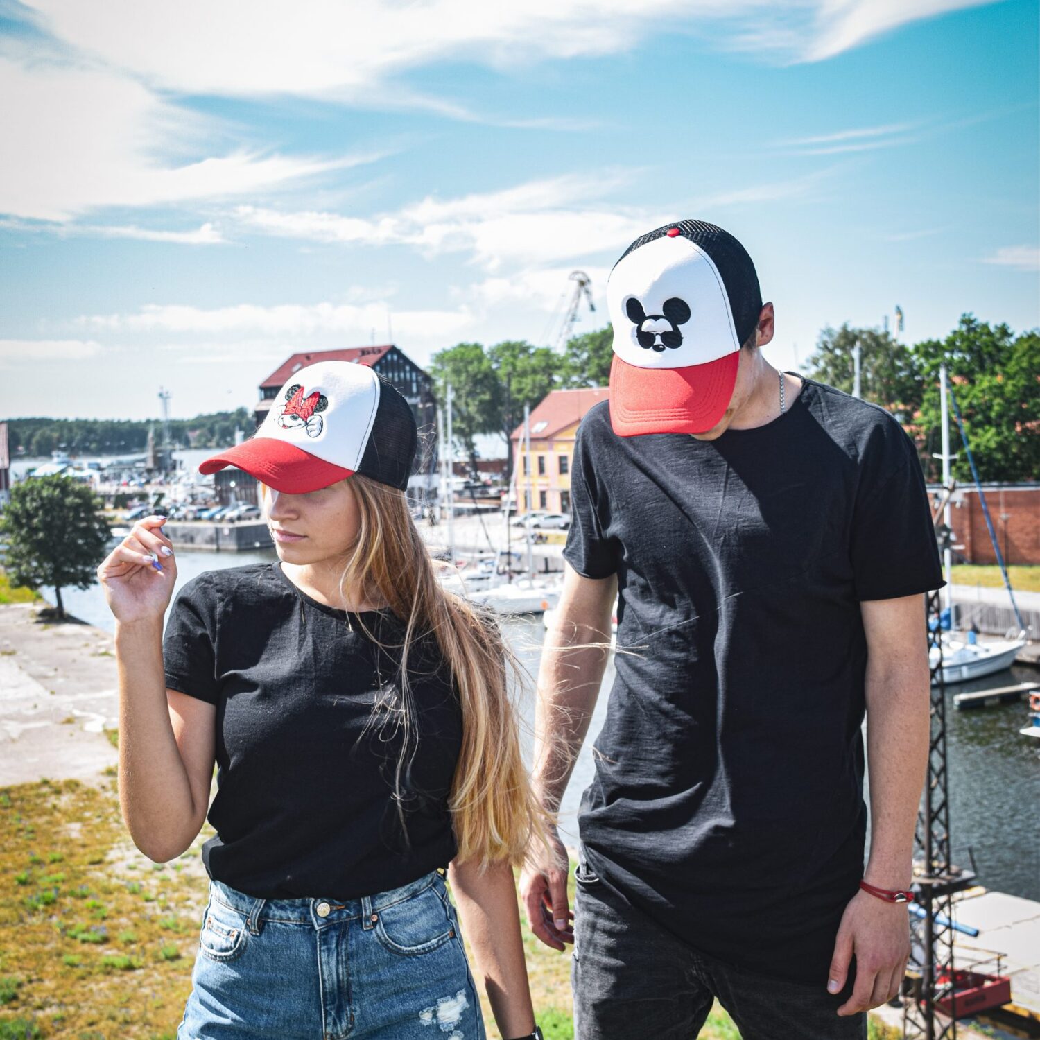 Trucker modelio kepurės