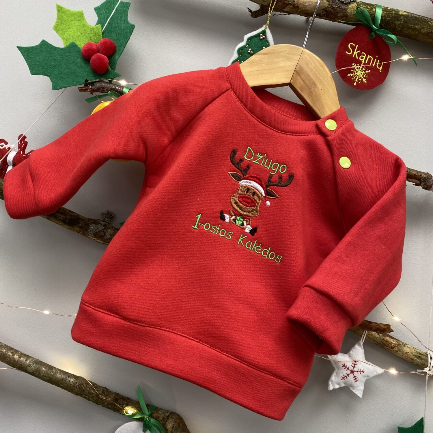 Džemperis kūdikiui "Mano pirmosios Kalėdos"