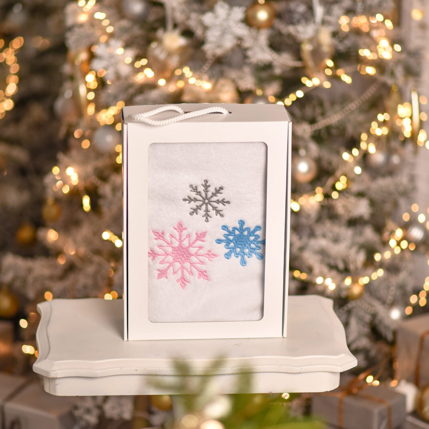 Kalėdinis vonios rankšluostis