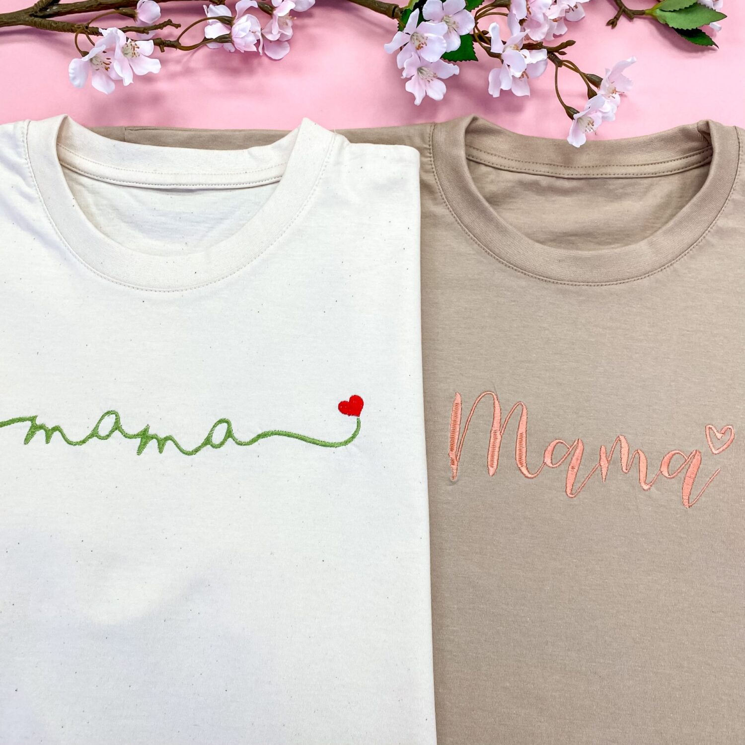 Moteriški marškinėliai "Mama su širdele2"