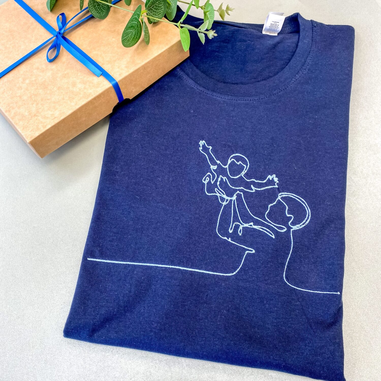 Marškinėliai Tėtis ir sūnelis