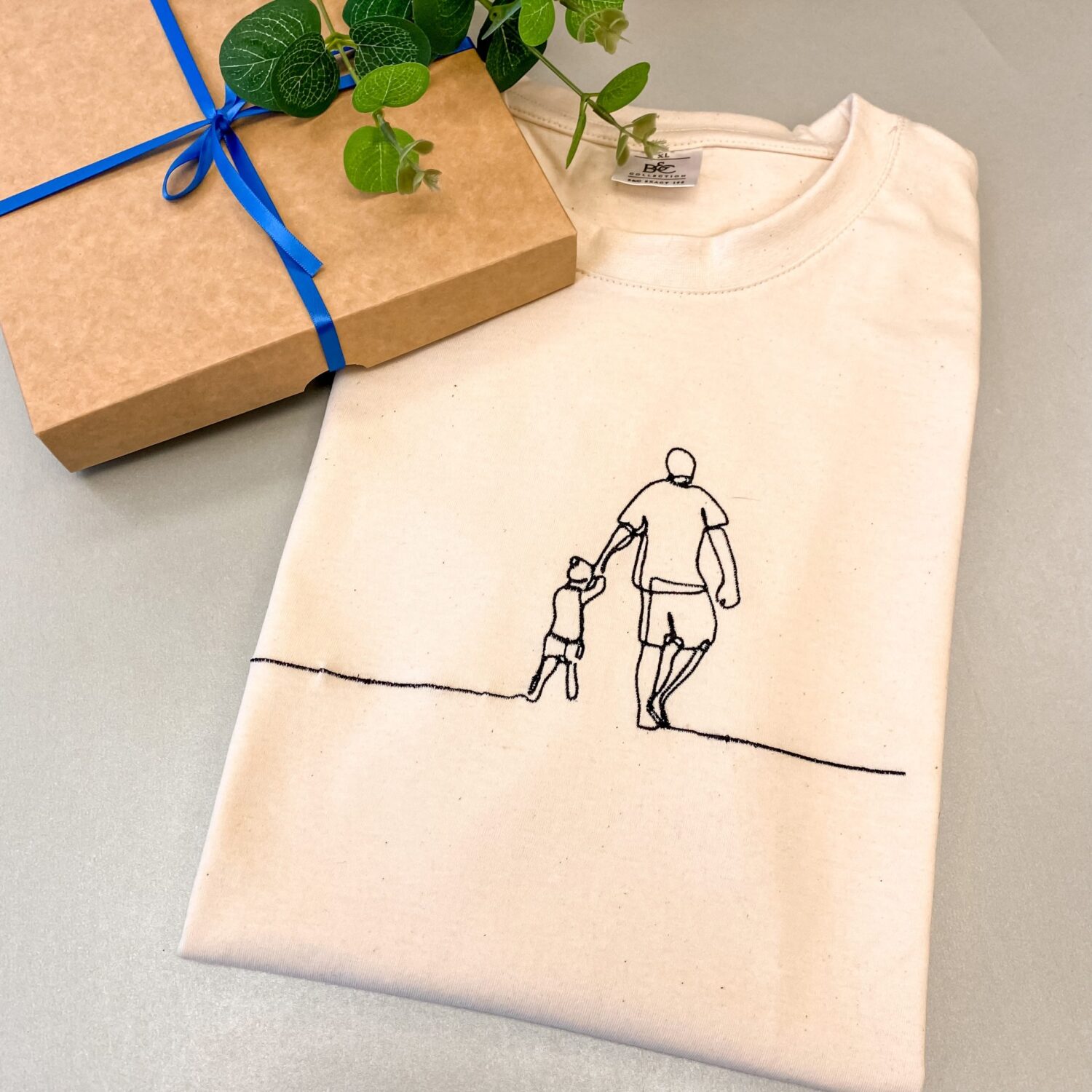 Marškinėliai Tėtis su dukrele