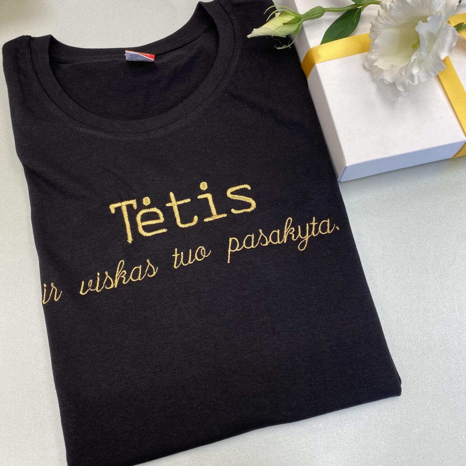 Marškinėliai "Tėtis ir viskas tuo pasakyta"