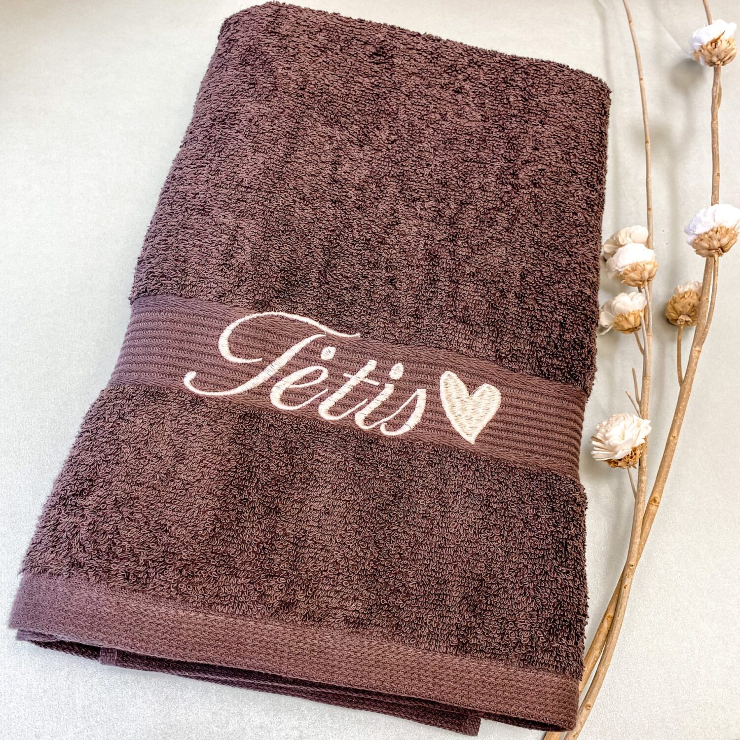 Išsiuvinėtas rankšluostis "Tėtis"