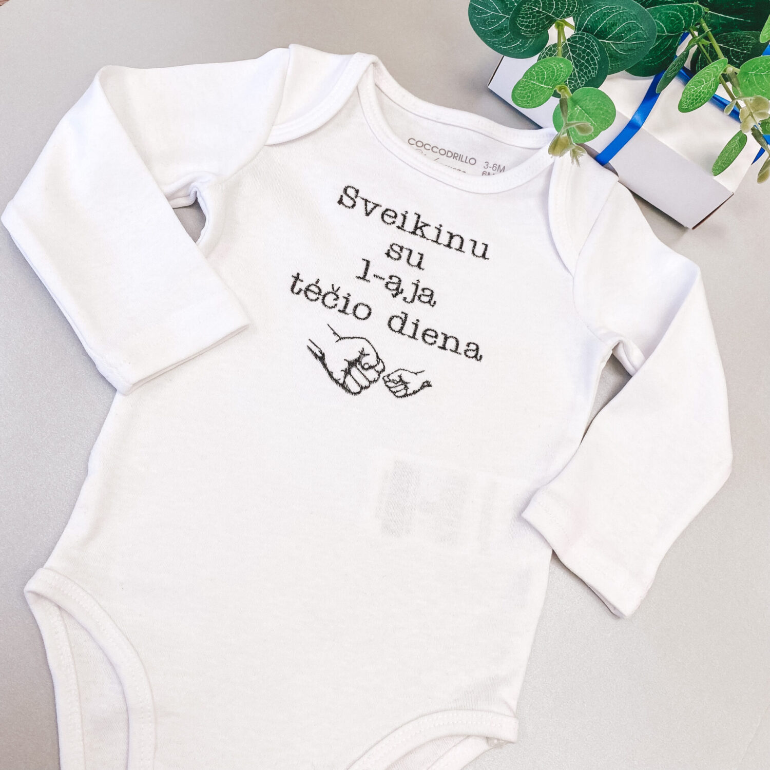 Vaikiškas bodis (smėlinukas)"Tėčiui"