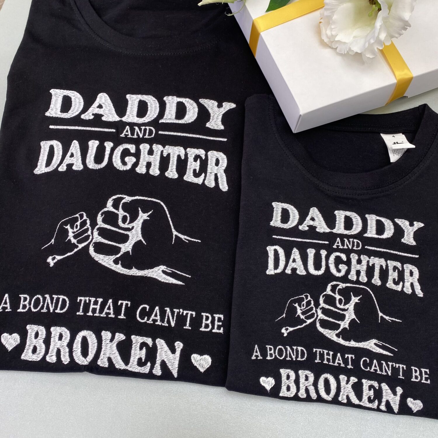 Marškinėlių komplektas "Tėčiui ir vaikui"