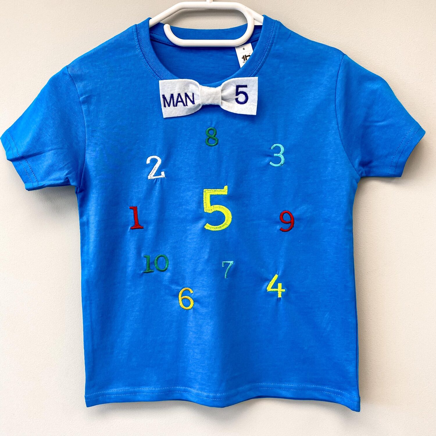 Gimtadienio marškinėliai " Man 5 metai "