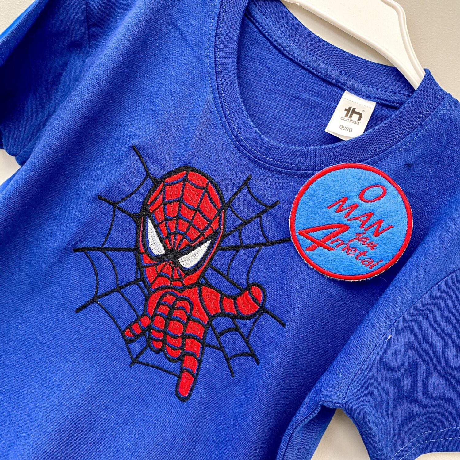 Gimtadienio marškinėliai "Žmogus voras"