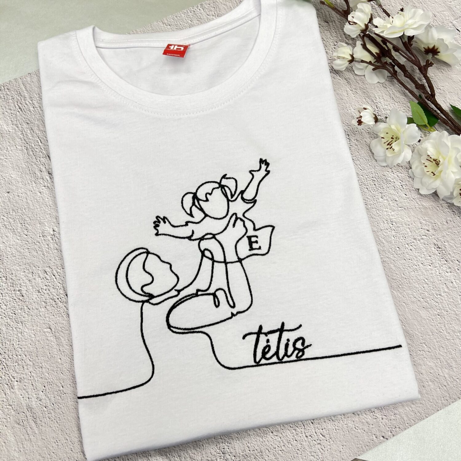 Marškinėliai Tėčiui ir dukrelei