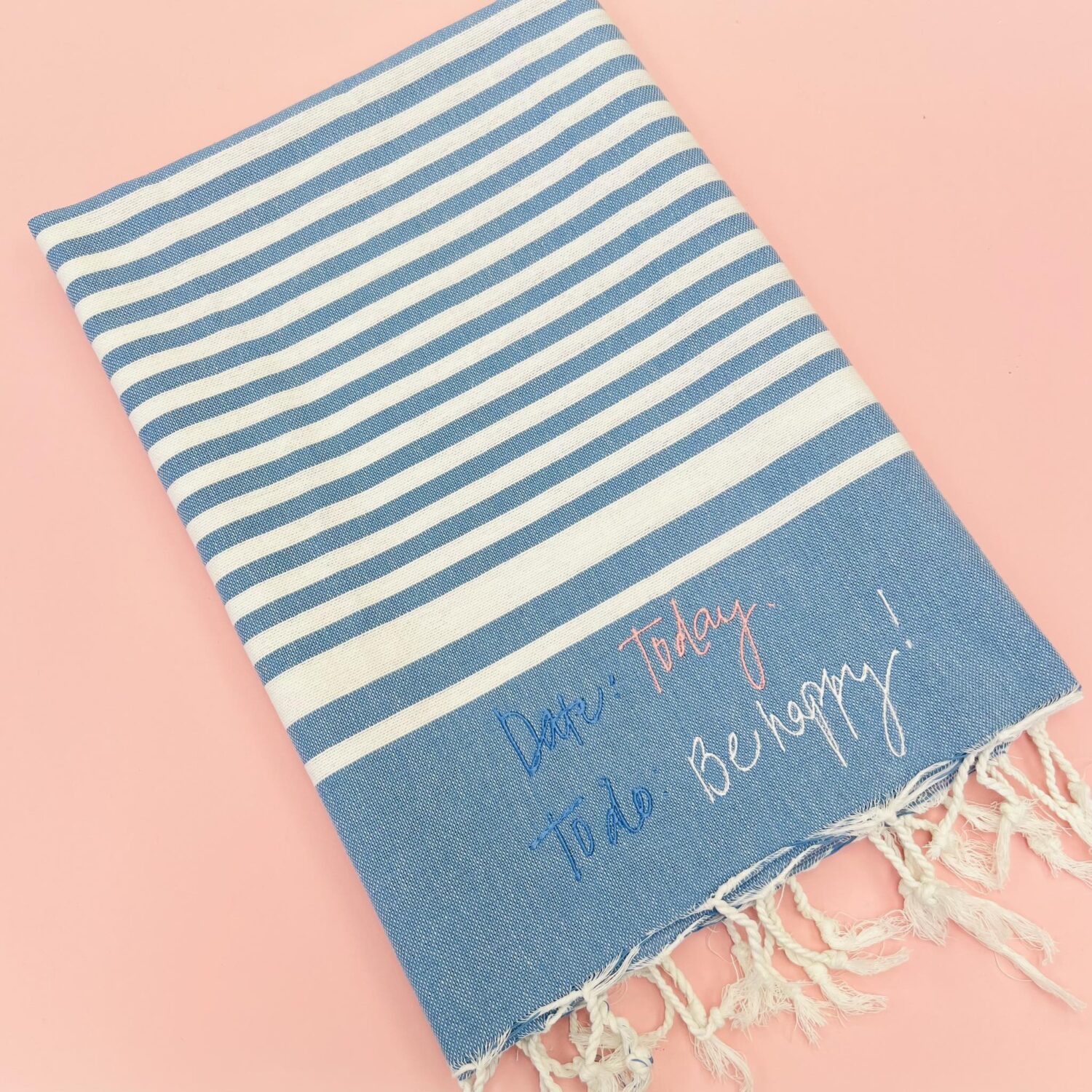 Paplūdimio rankšluostis "To day"