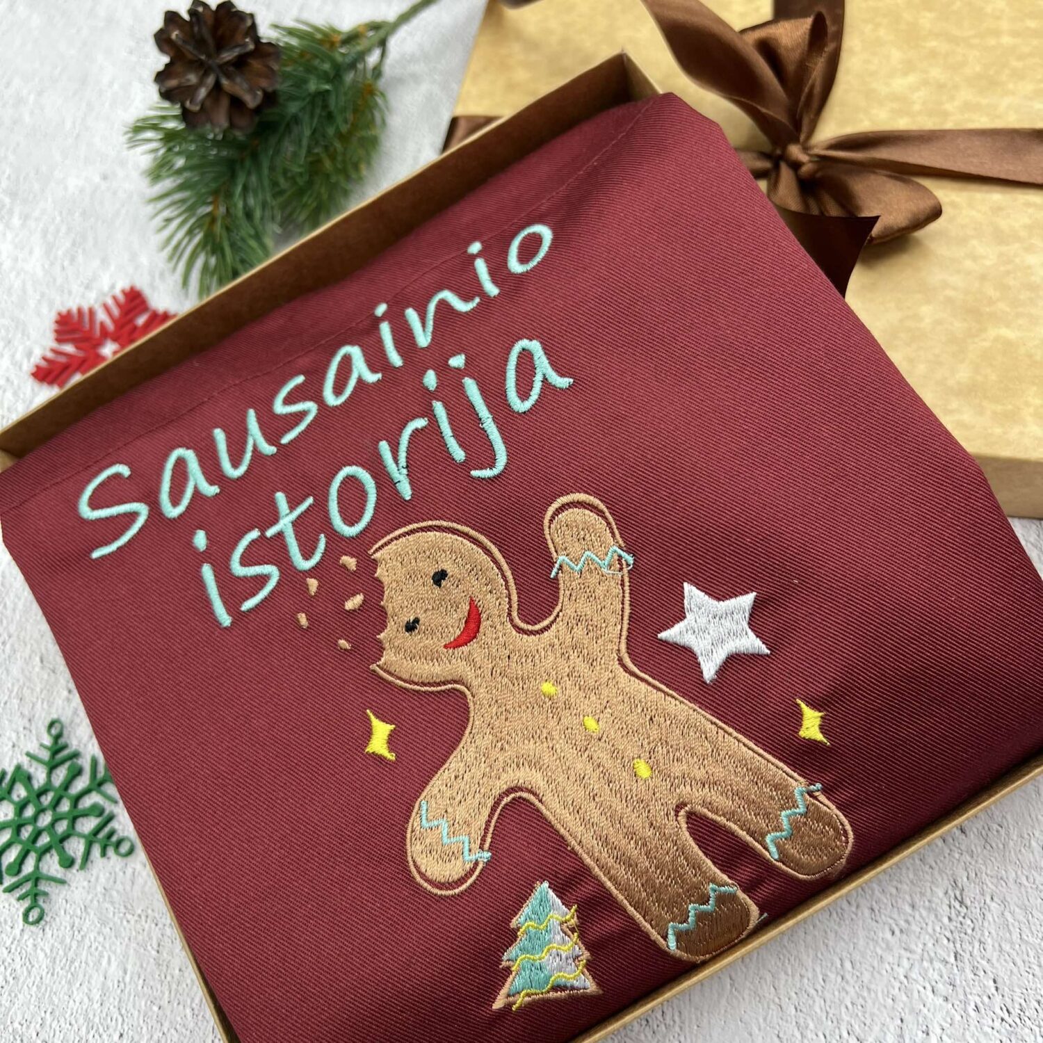 Prijuostė "Sausainio istorija"