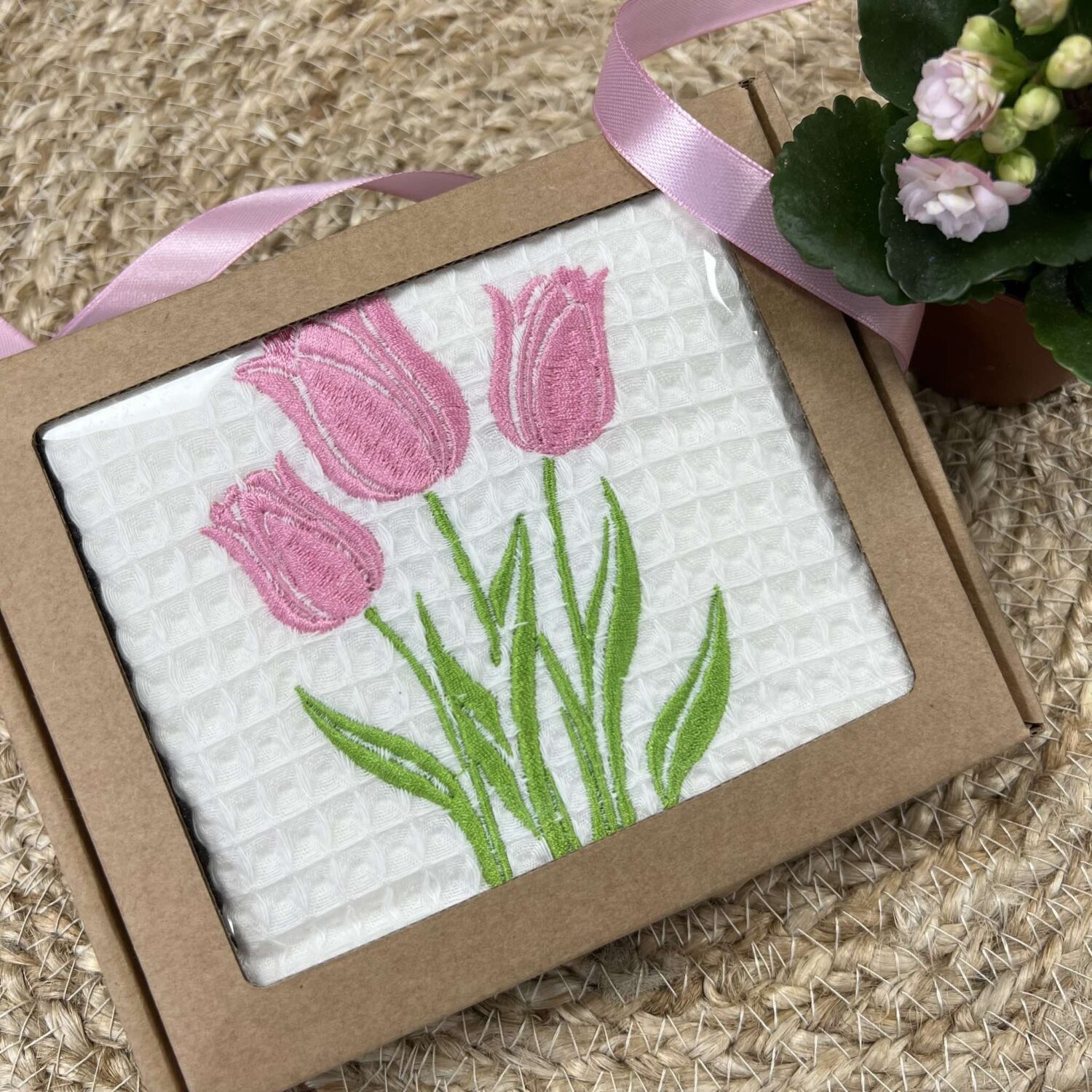 Virtuvinis rankšluostis "Tulpės"