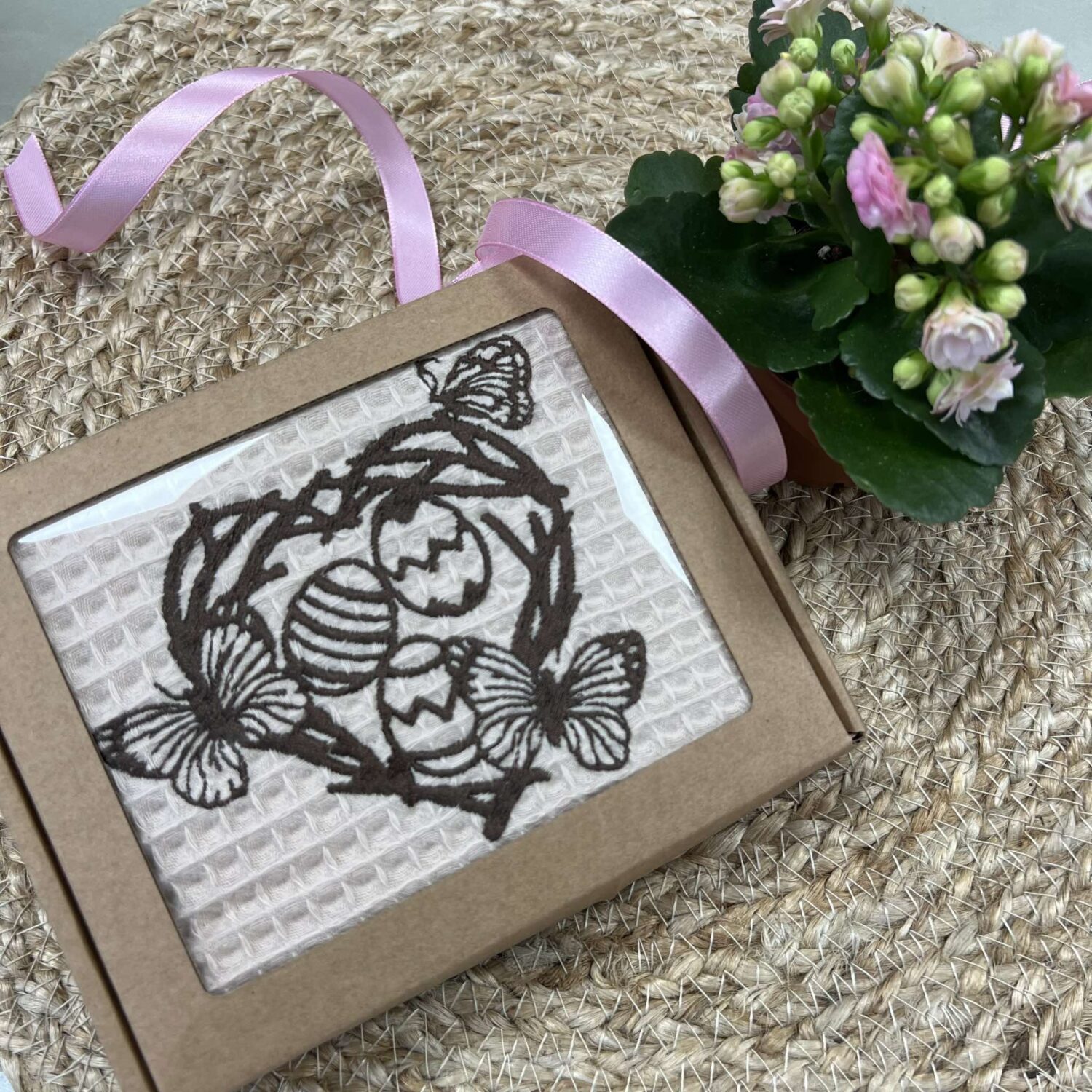 Virtuvinis rankšluostis "Margučių širdelė"