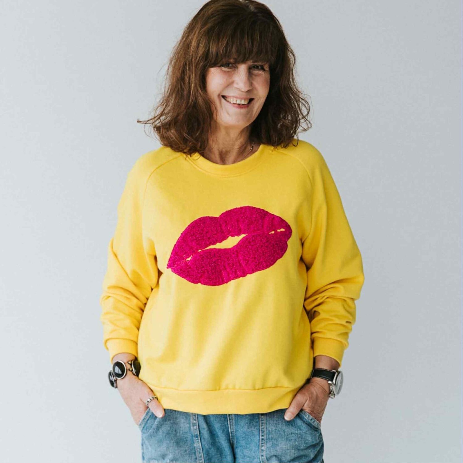 Džemperis "Rožinės lūpos"