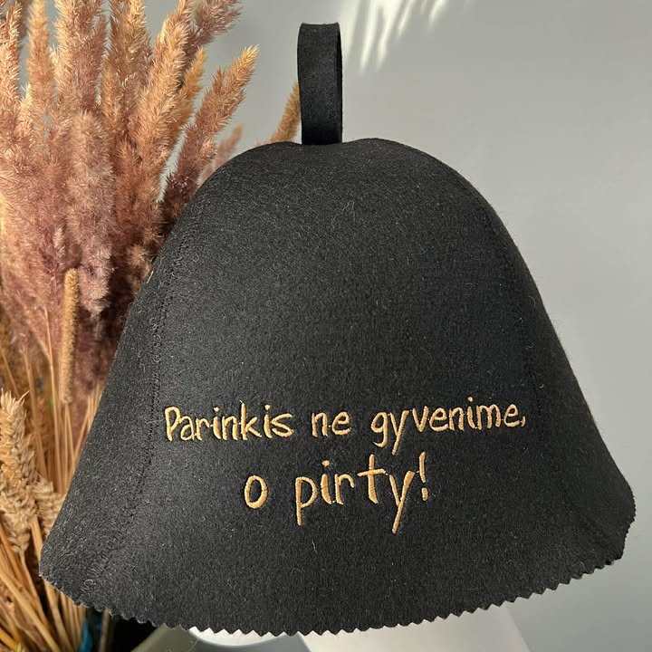 Pirties kepurė "Parinkis pirty"